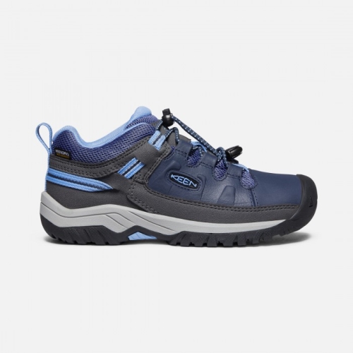 Blue Nights/Della Blue Keen Targhee Kids' Hiking Shoes | 02576-BKUT