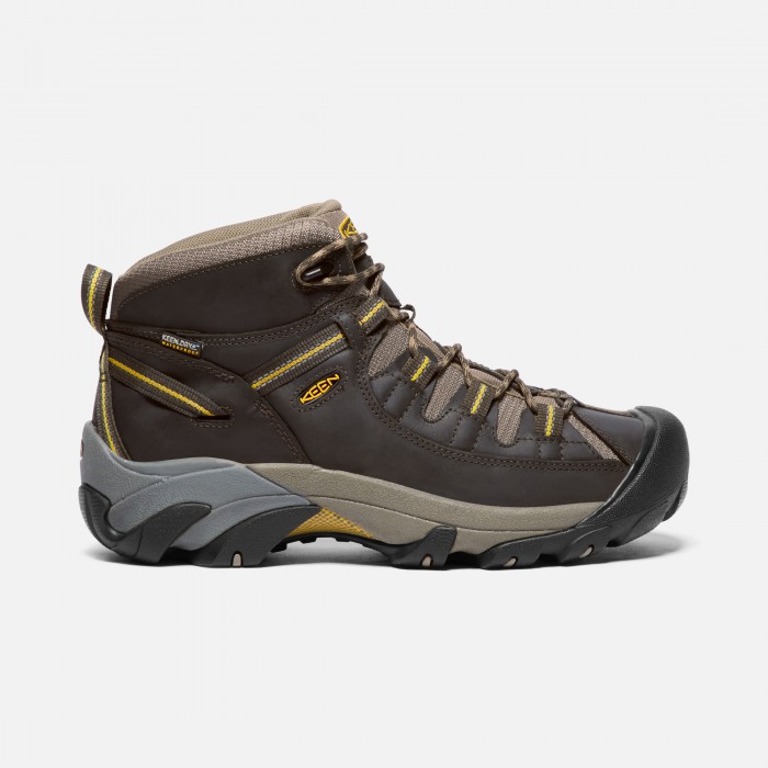 Canteen/Dark Olive Keen Targhee II Men's Hiking Boots | 26947-AJPW